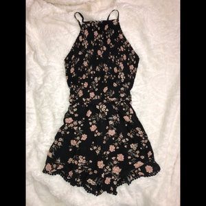 American Eagle Floral Romper